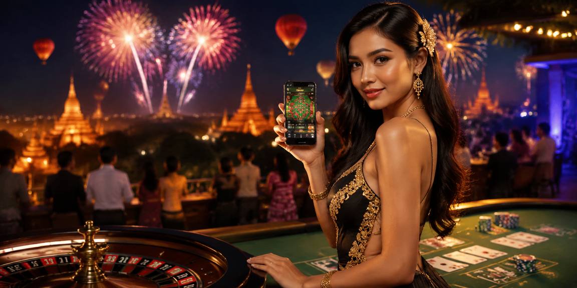 233pp 233pp ကာစီနို — စားပွဲတင်နှင့် စလော့အားလုံး တစ်နေရာတည်း